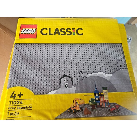 LEGO Classic Gray Baseplate 11024 Building Kit - Picture 3 of 3